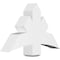 Ekena Millwork Alberta Architectural Grade PVC Gable Bracket, 36"W x 22 1/2"H x 6"D x 6"F, 15/12 Pitch GBP036X23X0606ALB00 - alternate 1